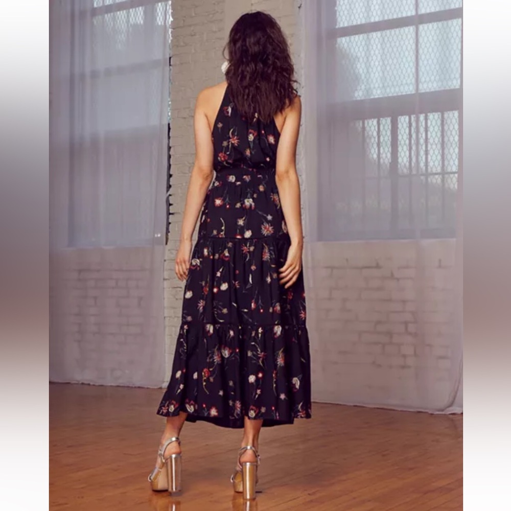 Lost + Wander Black Fleur Maxi Floral Dress - Picture 5 of 13